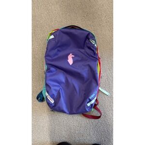 Cotopaxi Allpa 28L Del Dia Travel Pack Purple Multi Backpack with Rain Cover